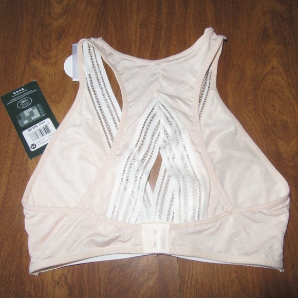 (2) Laura Ashley Medium Bralettes Nude Black NWT - Picture 3 of 7